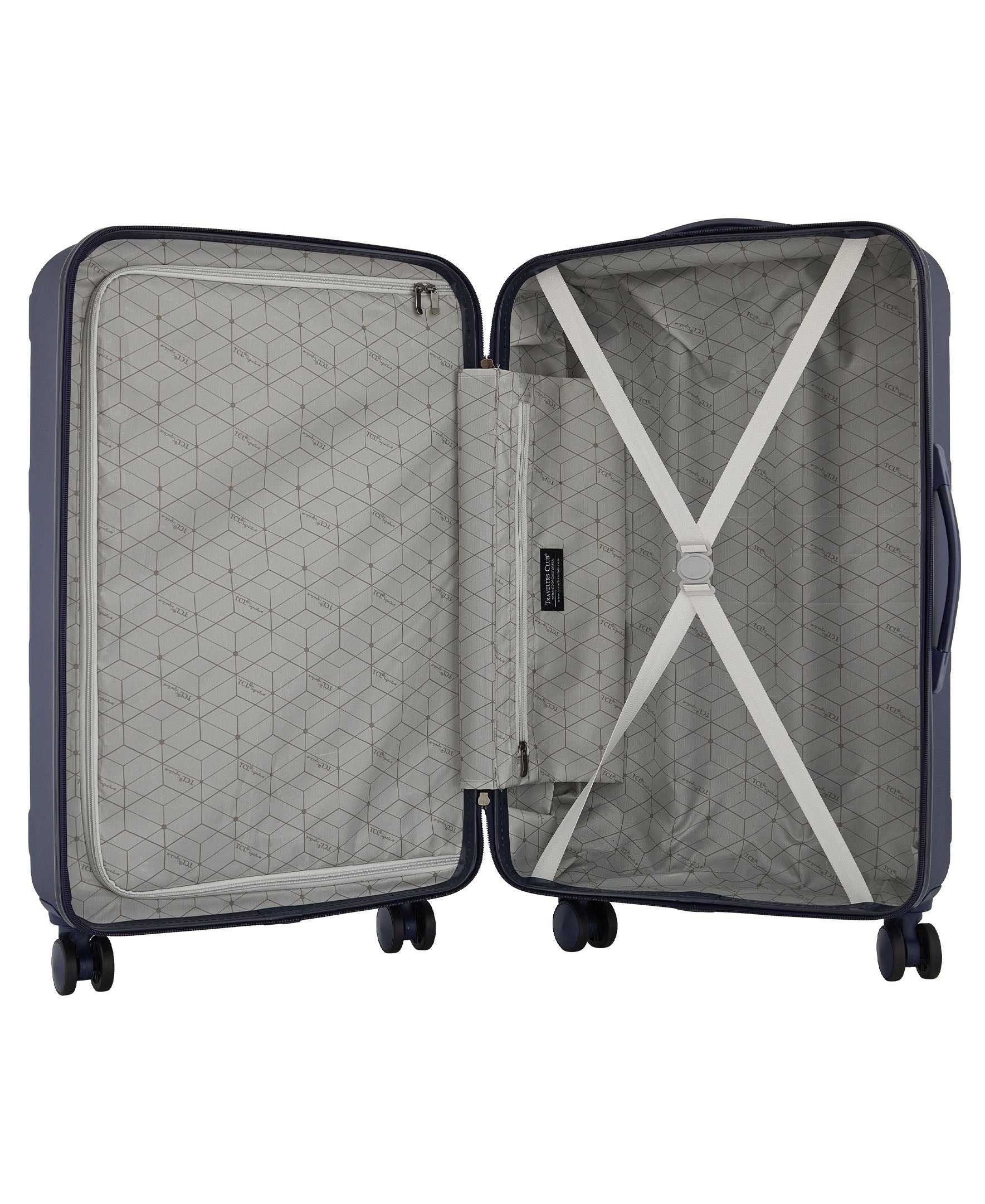 Travelers Club Austin 4 Piece Hardside Luggage Set
