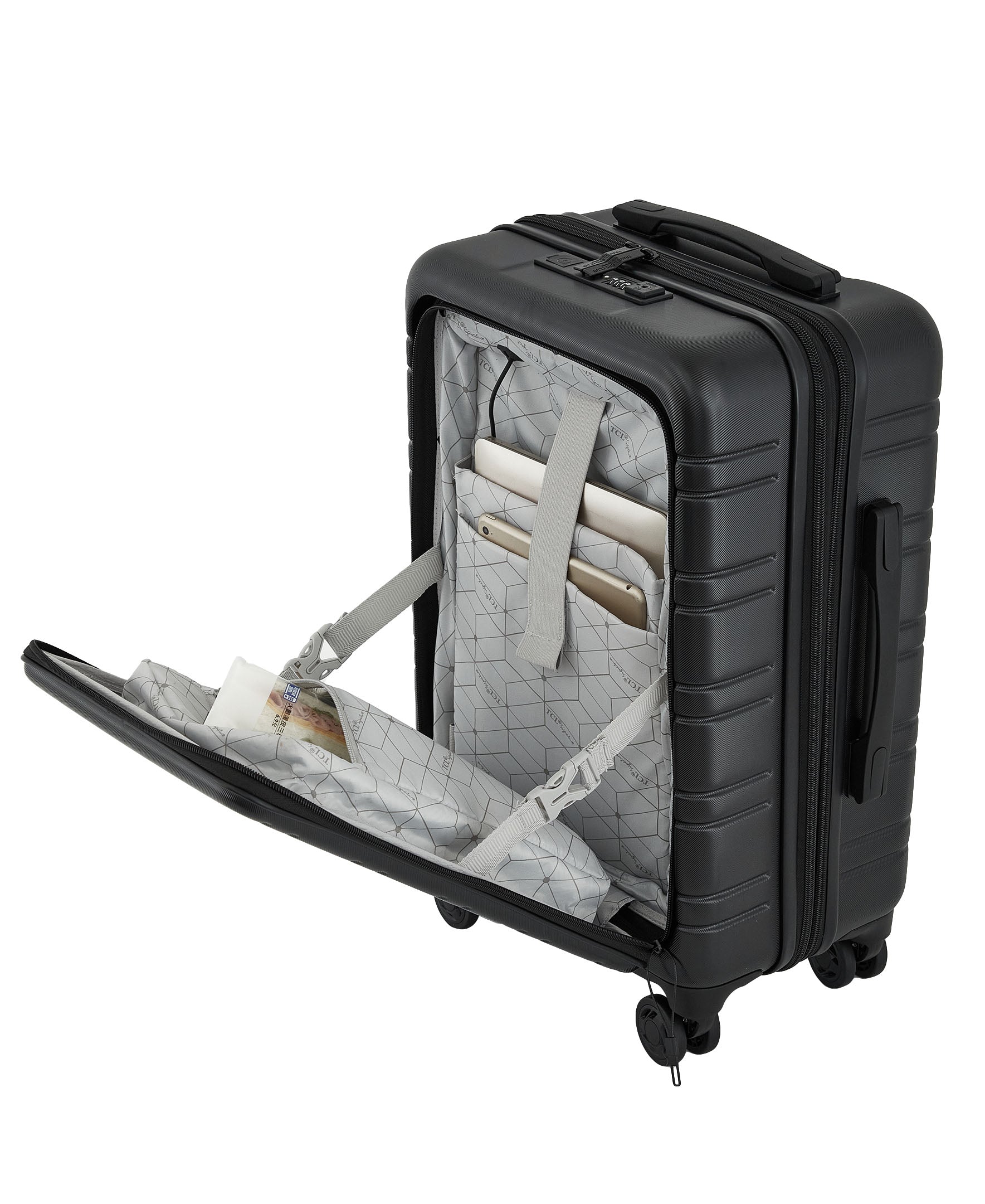 Travelers Club Discovery 2 Piece Expandable Rolling Carry-On Luggage Set