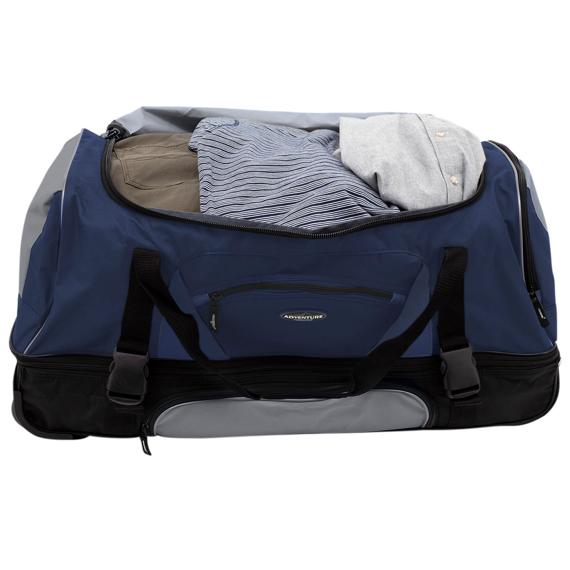 Travelers Club Adventure Rolling Travel Duffel Bag - 3 Sizes (22&quot;/30&quot;/36&quot;)