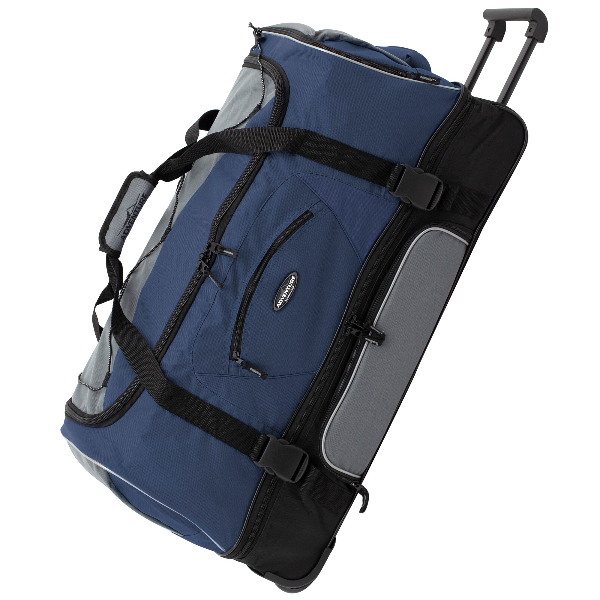 Travelers Club Adventure Rolling Travel Duffel Bag - 3 Sizes (22&quot;/30&quot;/36&quot;)