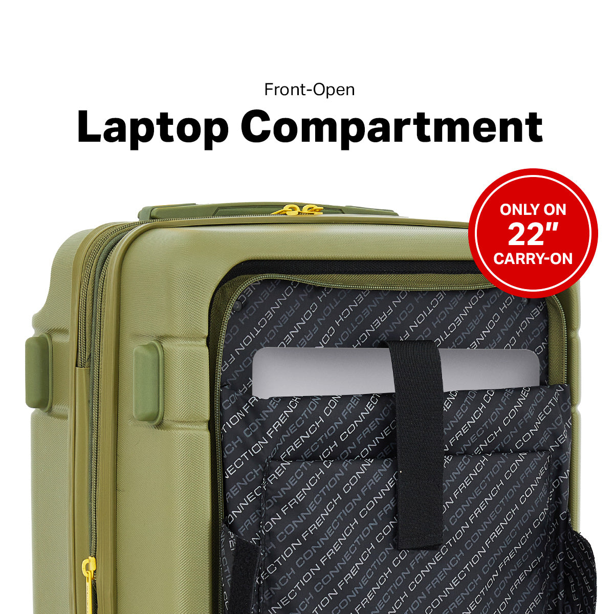 French Connection St. Martin Wing-On™ 2-Piece Trunk Luggage Set