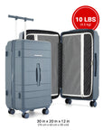French Connection St. Martin Wing-On™ 2-Piece Trunk Luggage Set