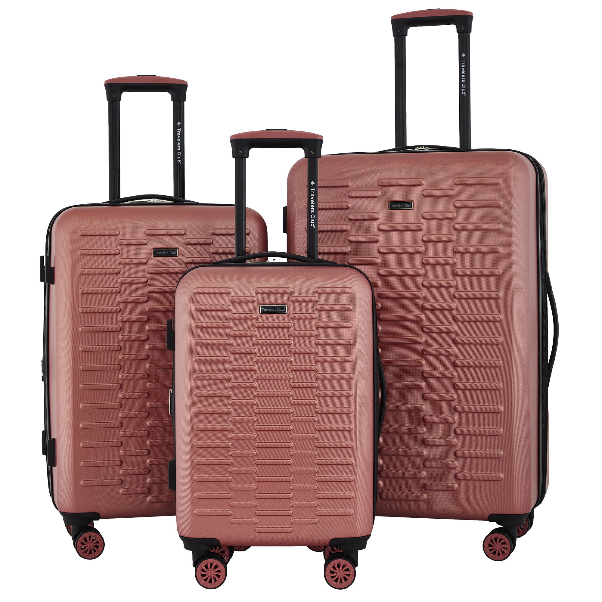 Travelers Club 3 Piece Shannon Spinner Expandable Luggage Set