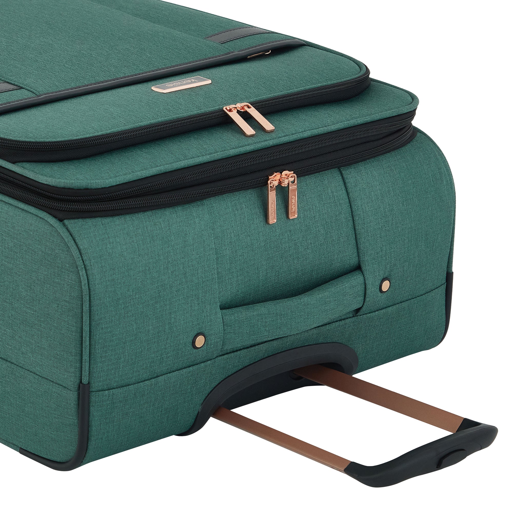 kensie Hudson Softside Spinner Luggage, 3-Piece Set (28&quot;/20&quot;/16&quot;)