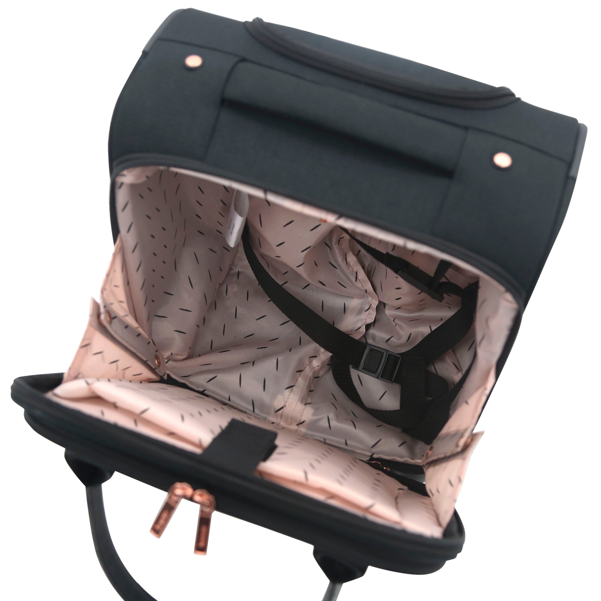 kensie Hudson Softside Spinner Luggage, 3-Piece Set (28&quot;/20&quot;/16&quot;)