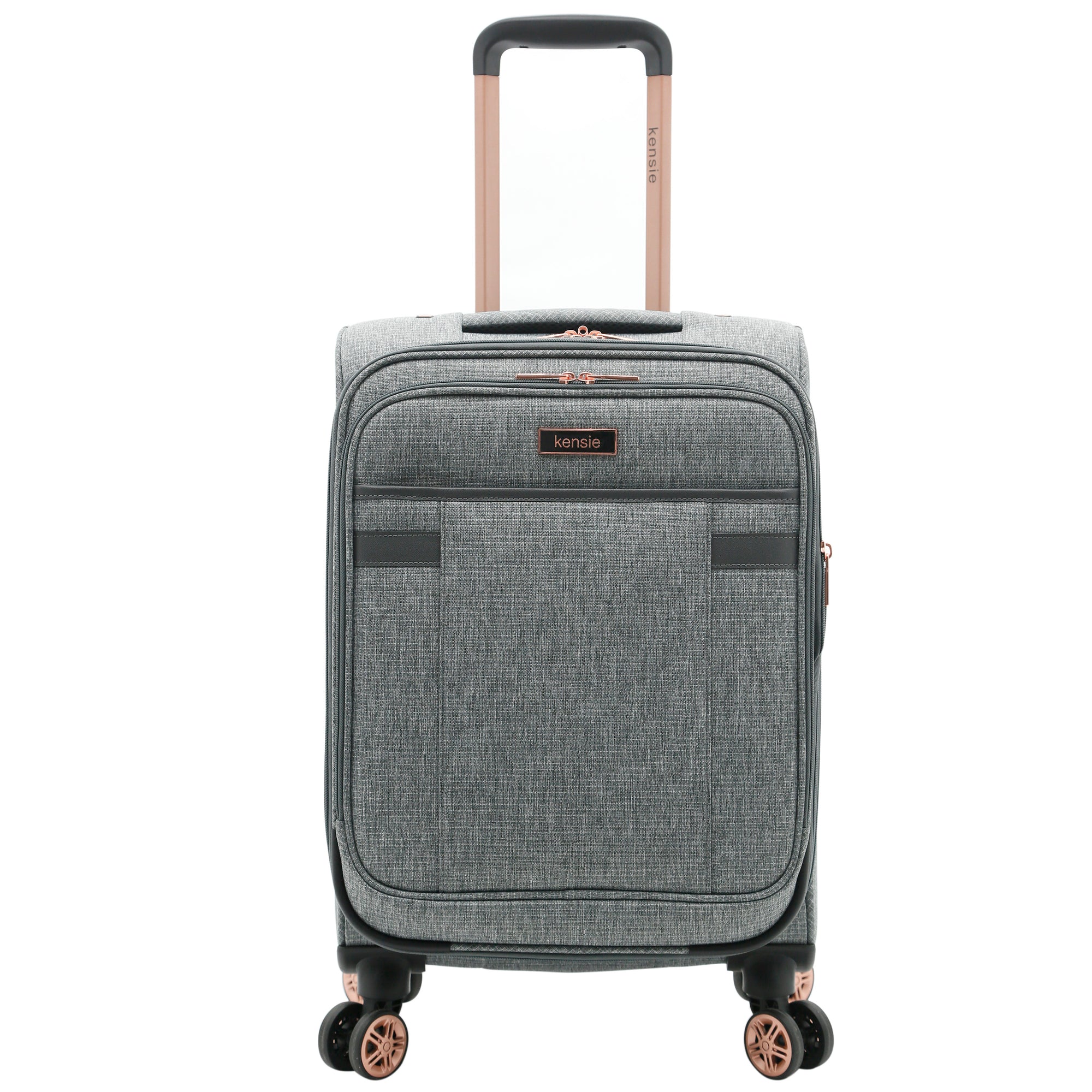 kensie Hudson Softside Spinner Luggage, 3-Piece Set (28&quot;/20&quot;/16&quot;)