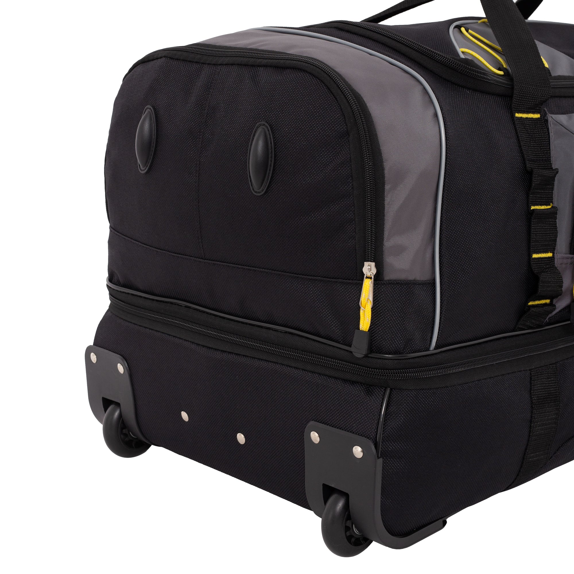 TPRC Sierra Madre II Upright Rolling Duffel Bag, Black/Gray, 30 Inch