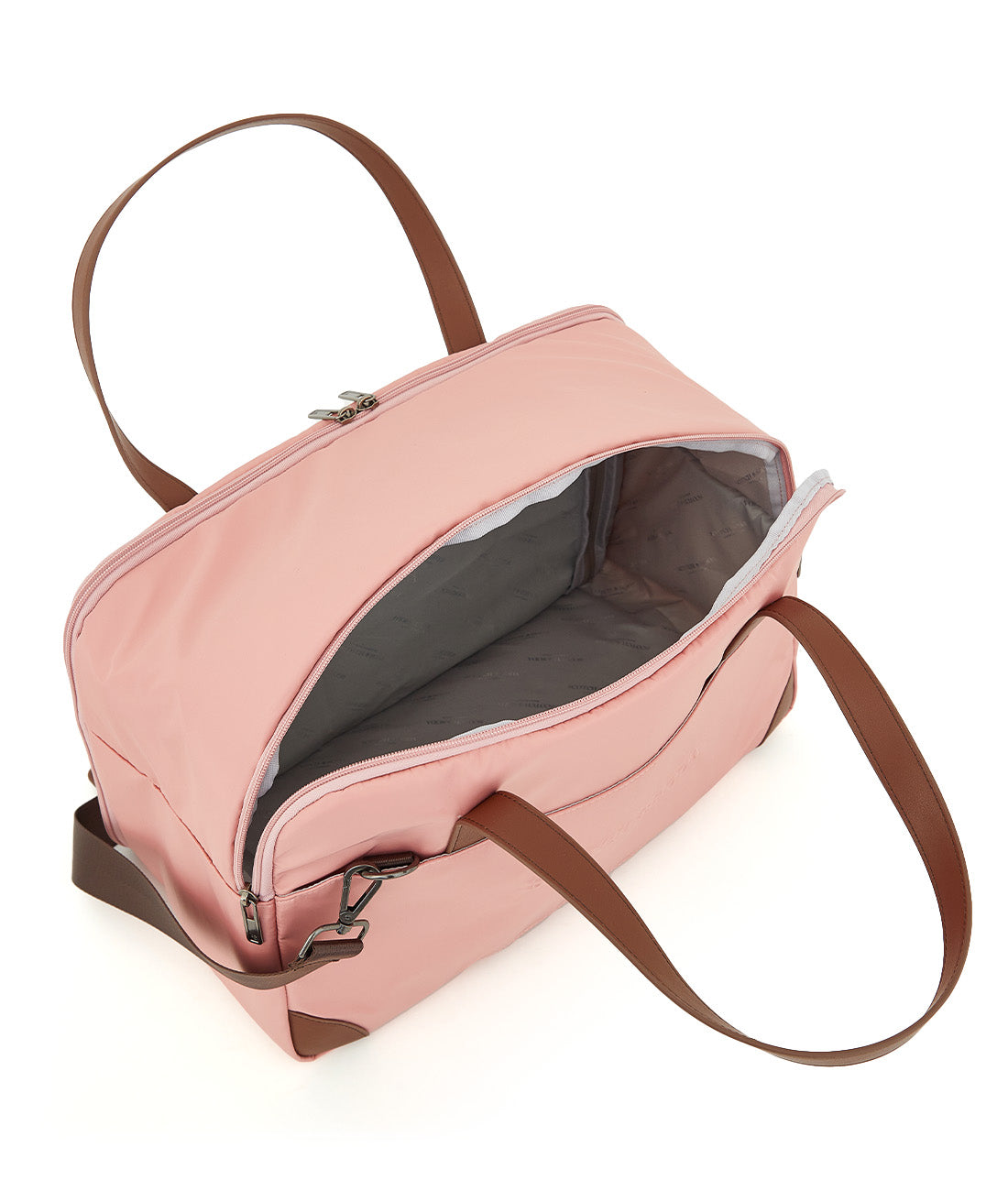 18&quot; weekeender travel duffel in pink interior