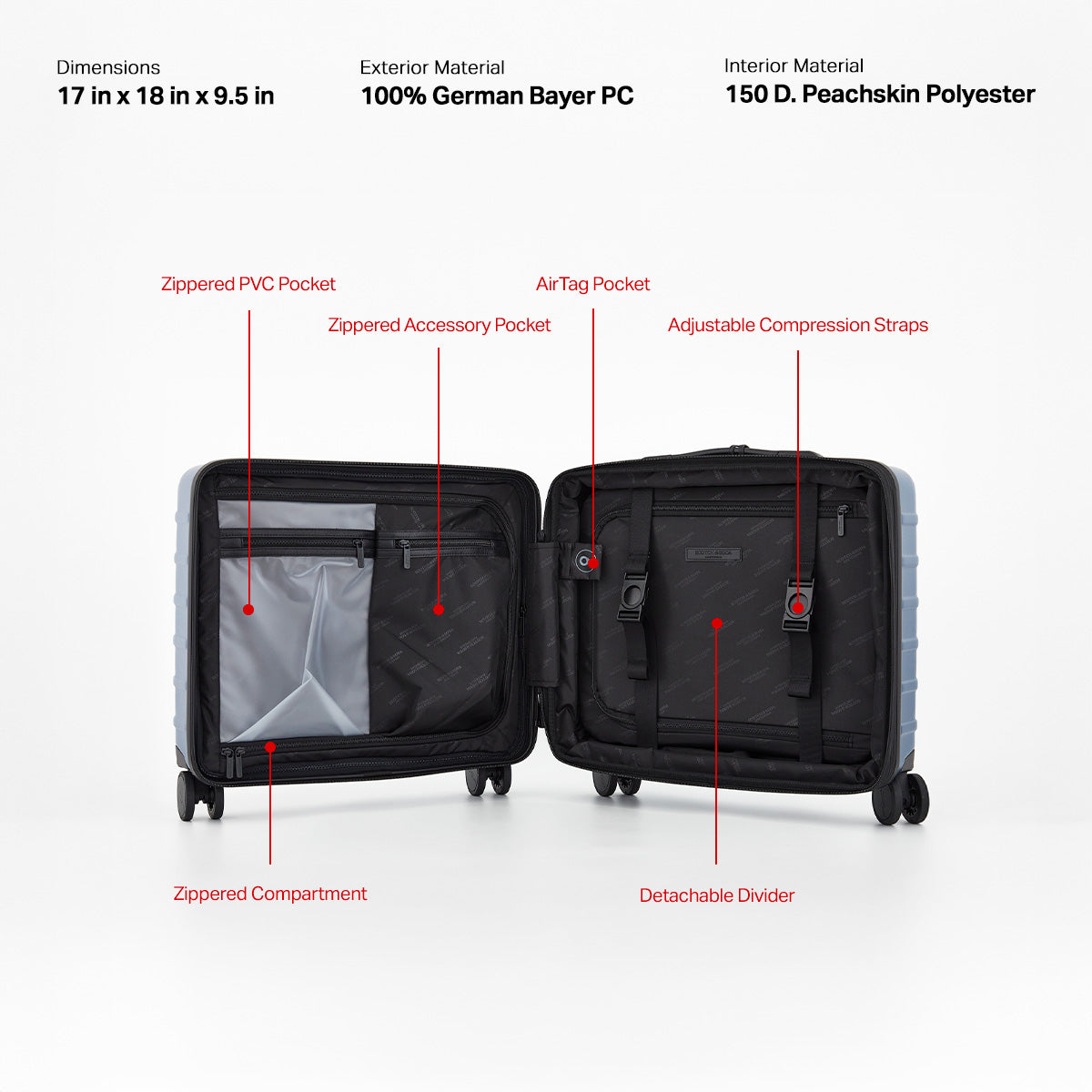 Scotch &amp; Soda Tilburg 19-inch Wing-On™ Hardside Briefcase