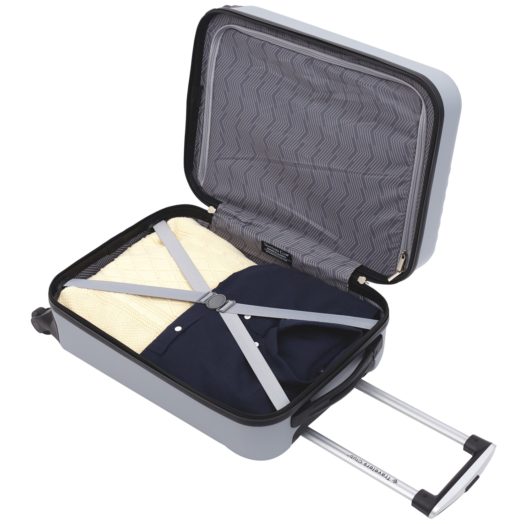 Travelers Club Hardside Spinner Luggage Carry-On