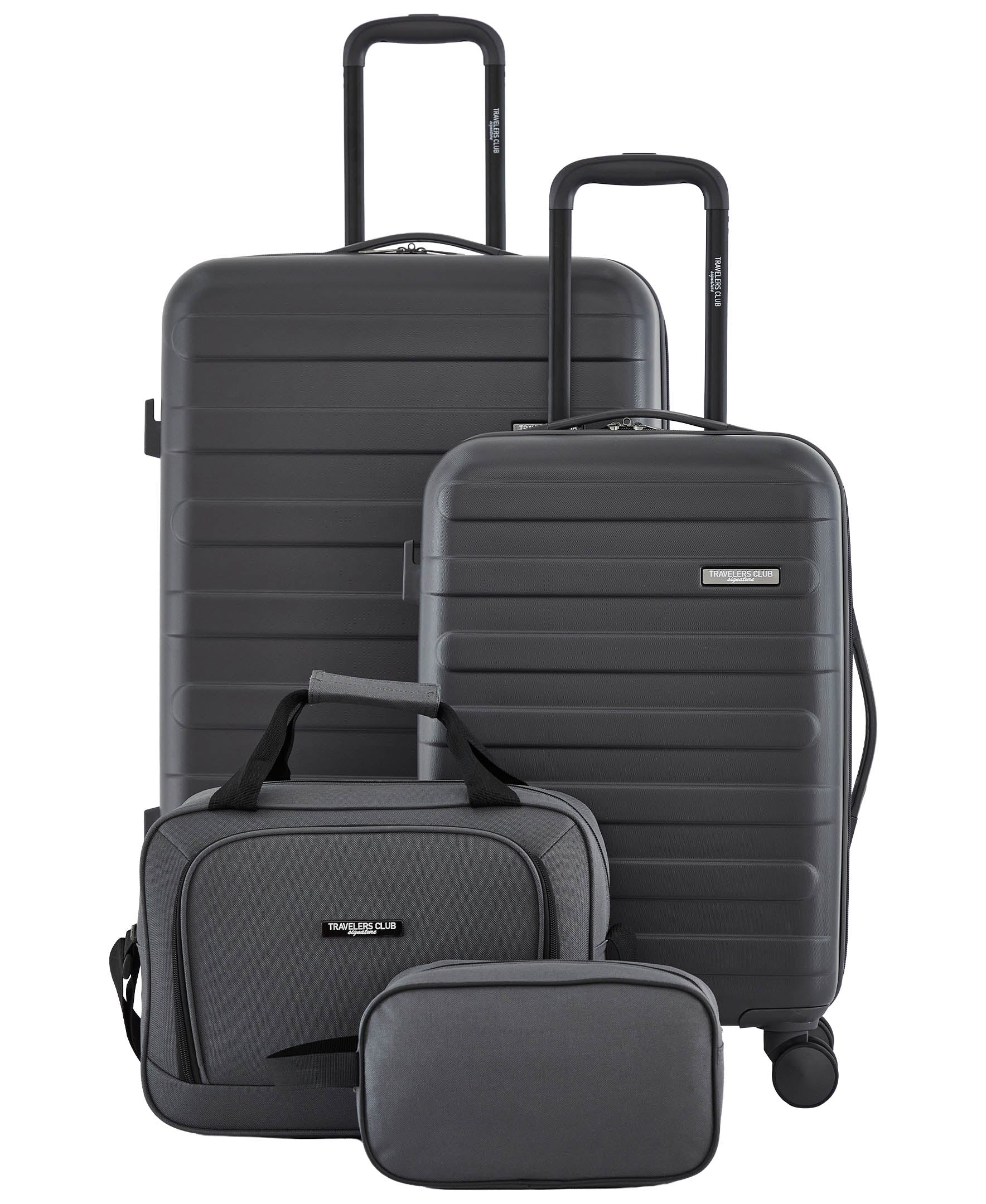 Travelers Club Austin 4 Piece Hardside Luggage Set