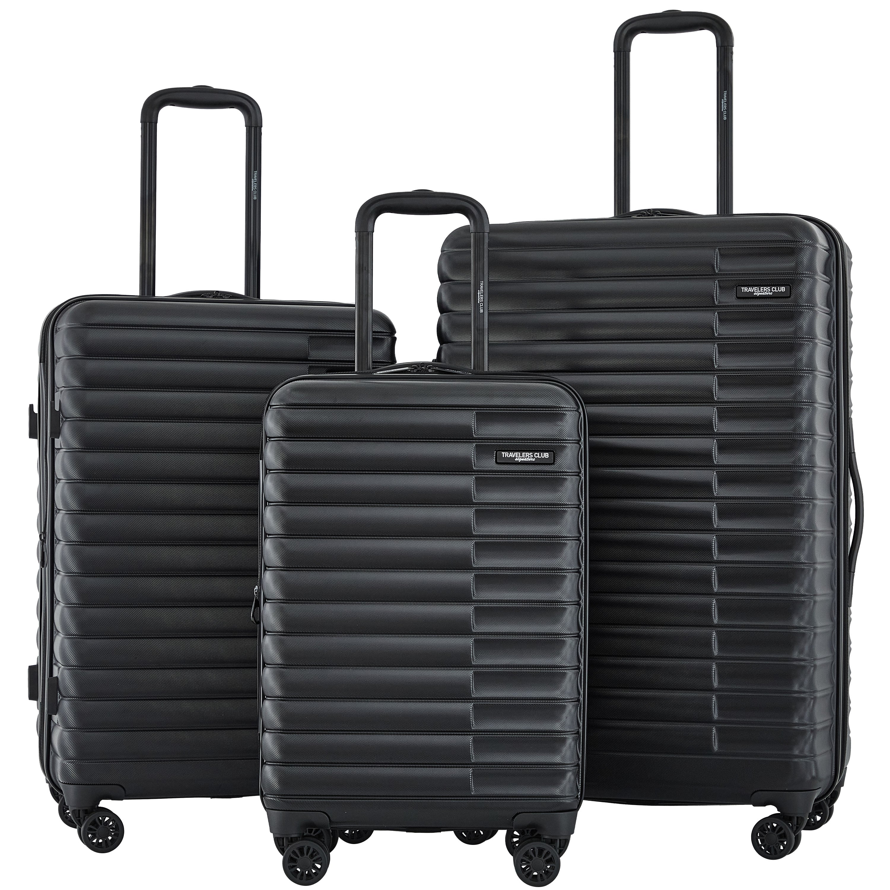 Travelers Club Providence 3 Piece Expandable Hardside Luggage Set