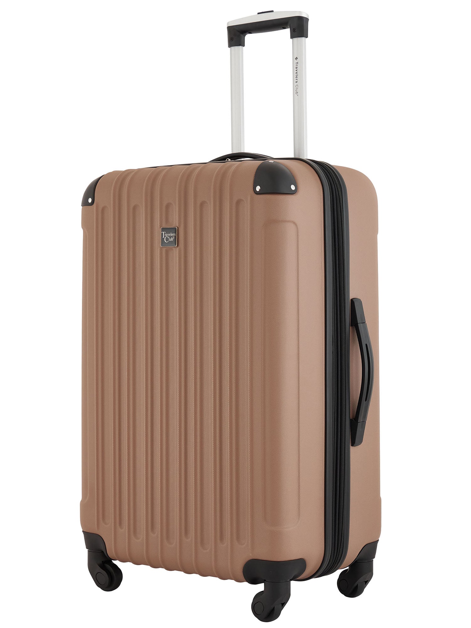 Travelers Club 4-Piece Hard Side Spinner Travel Luggage