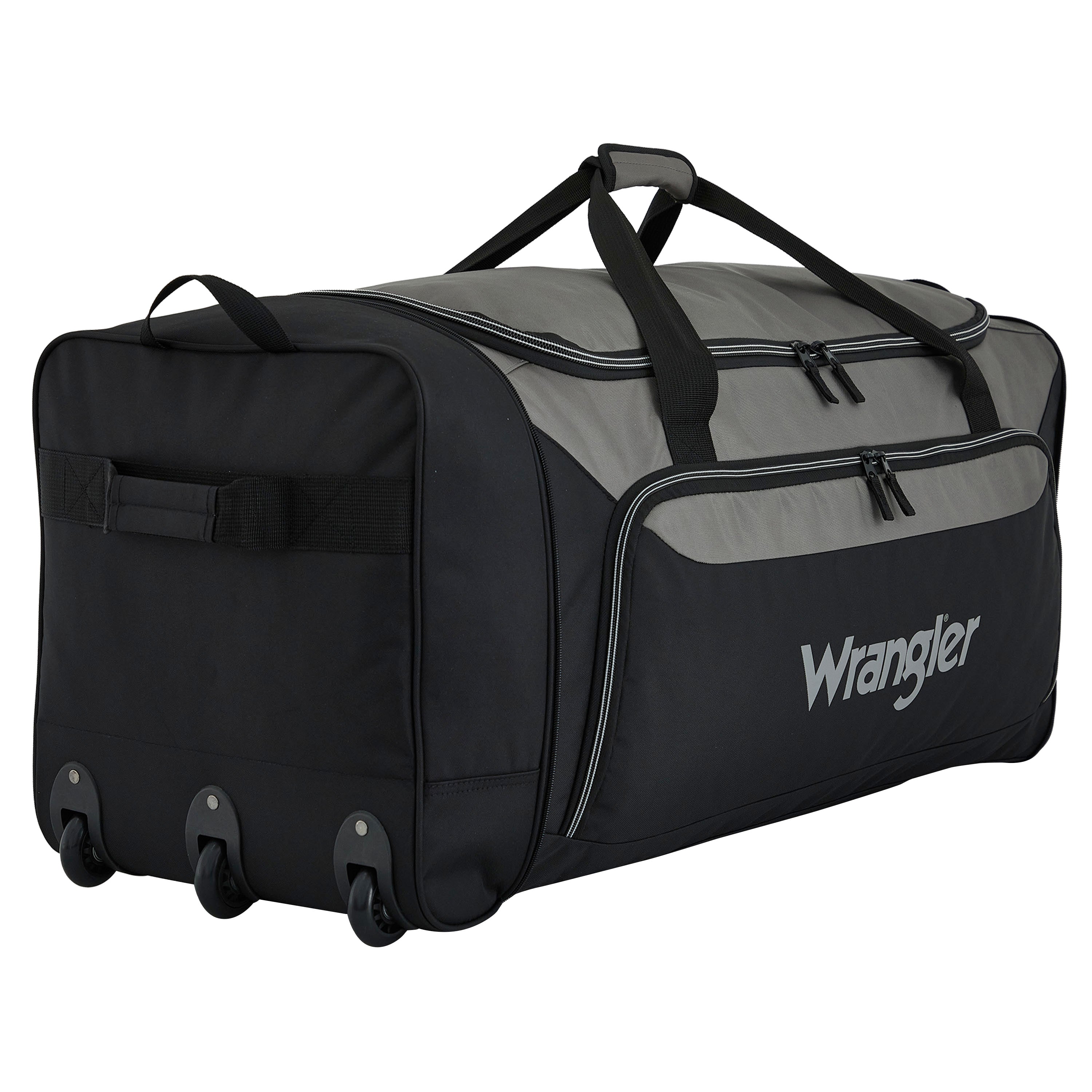 Wrangler 36 inch Collapsible 3-Wheel Rolling Locker Duffel