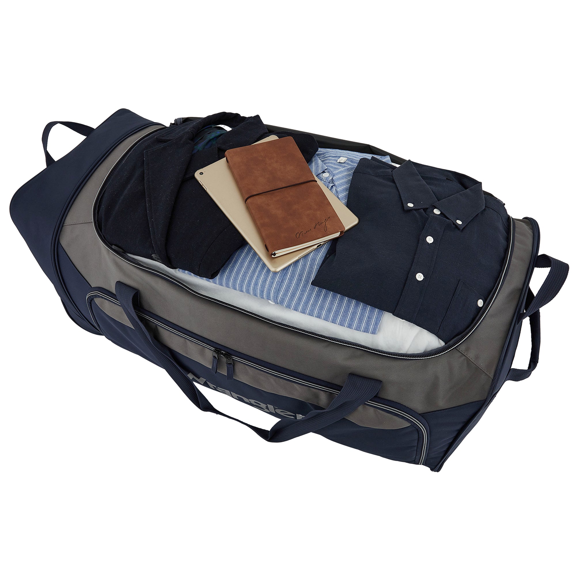 Wranlger 36 inch Collapsible 3-Wheel Rolling Locker Duffel