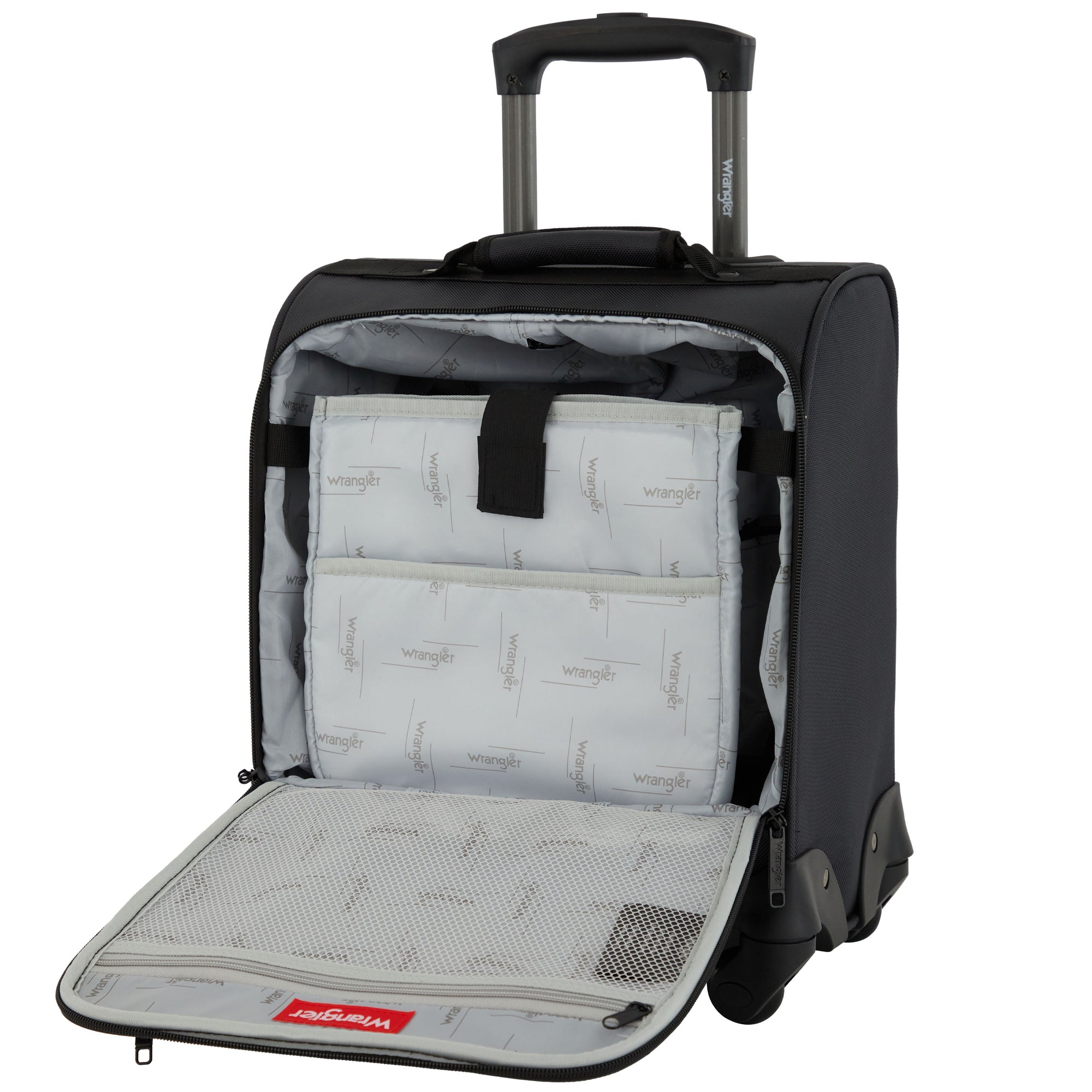 Wrangler 17&quot; Underseat Spinner Carry-On Luggage