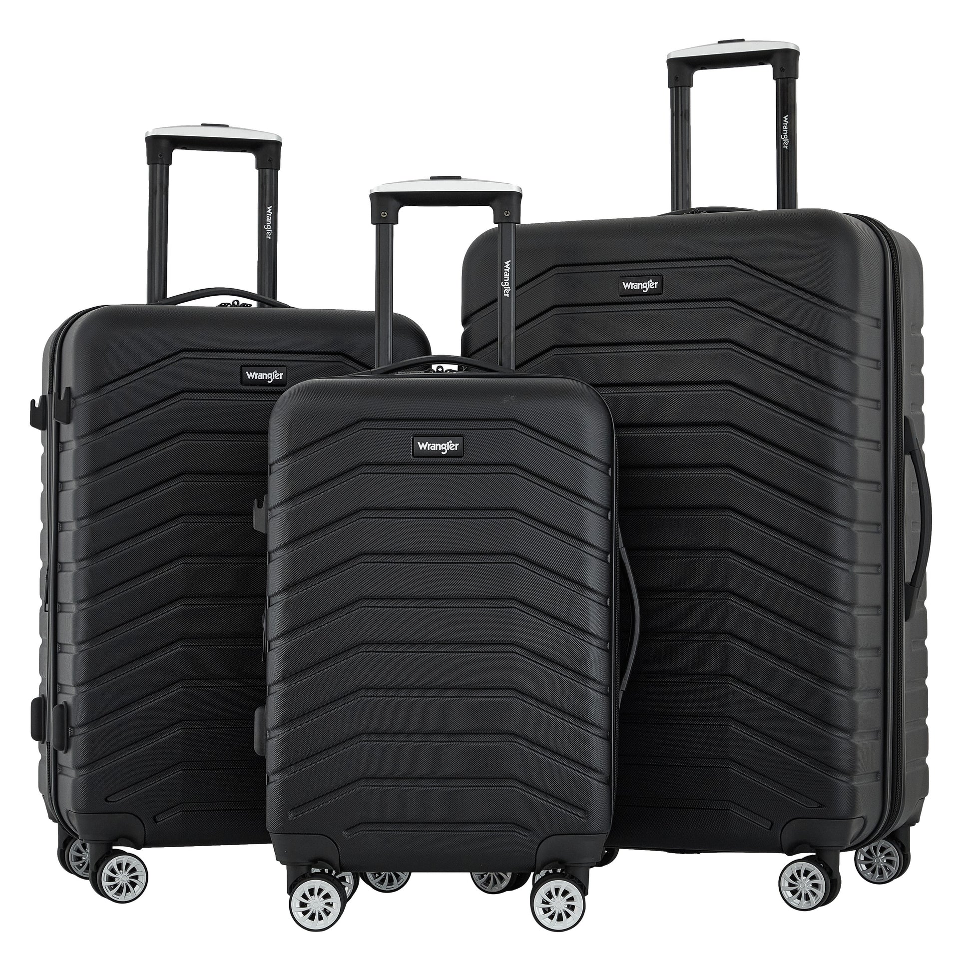 Wrangler Tahoe 3 Piece Spinner Luggage Set