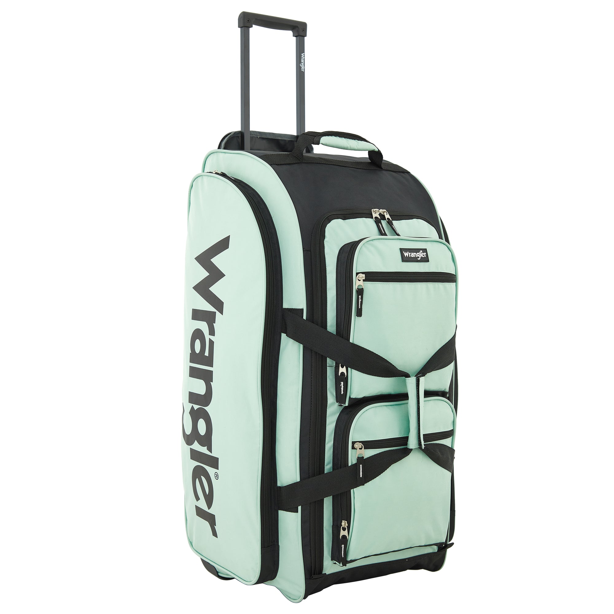 Wrangler Wesley 30-inch Multi-Pocket Upright Rolling Duffel