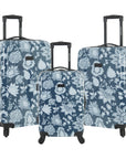 Bella Caronia | Voguish Collection | 3PC Rolling Hardside Luggage Set
