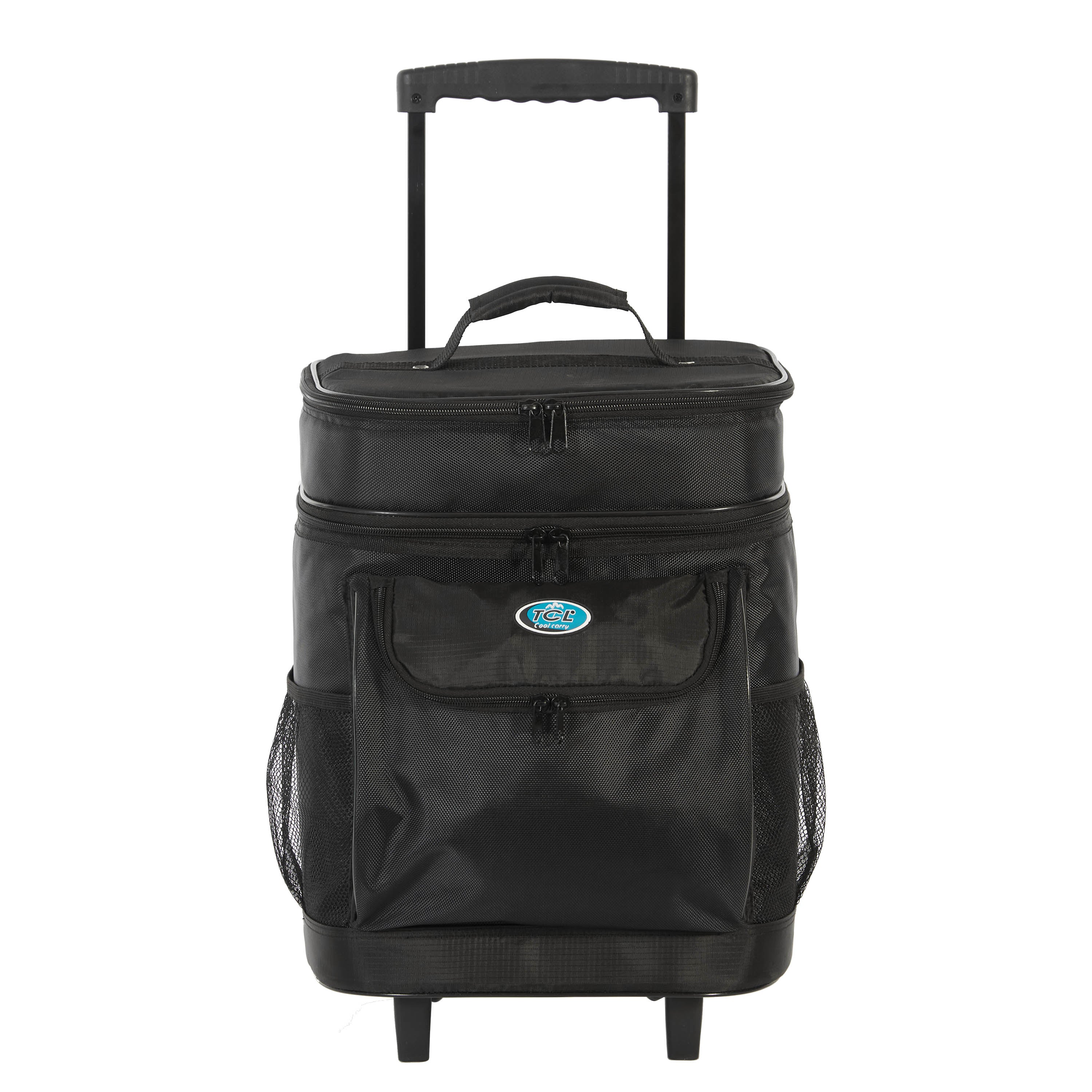 Cool Carry Collection | 17&quot; 2-Section Rolling cooler W/ Backpack straps