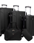 Travelers Club Chicago Plus Collection 5PCS EXP. Hard side Luggage value set