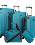 Travelers Club Chicago Plus Collection 5PCS EXP. Hard side Luggage value set